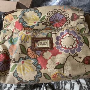 Fossil Floral Crossbody Bag - Multicolor